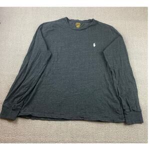 Polo Ralph‎ Lauren Men Large Gray Long Sleeve Shirt
